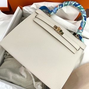 hermes kelly 25 epsome craie